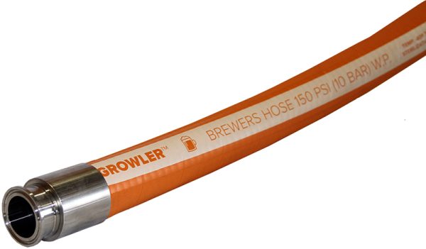1" Texcel GROWLER Series Brewery Hose - 10 ft - FDA Approved