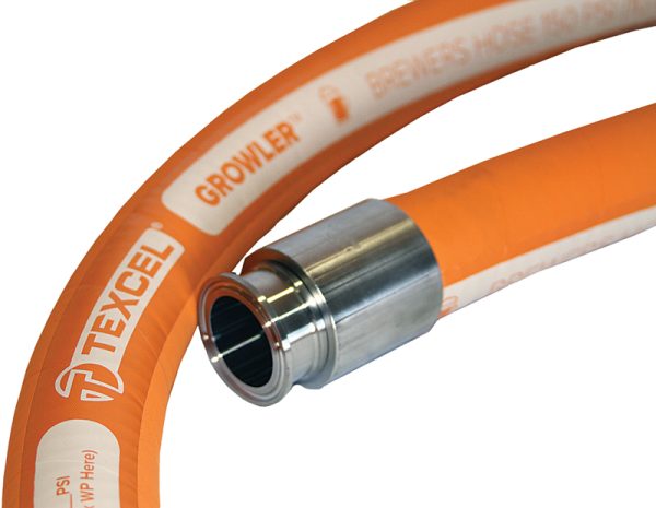 1" Texcel GROWLER Series Brewery Hose - 5 ft - FDA Approved