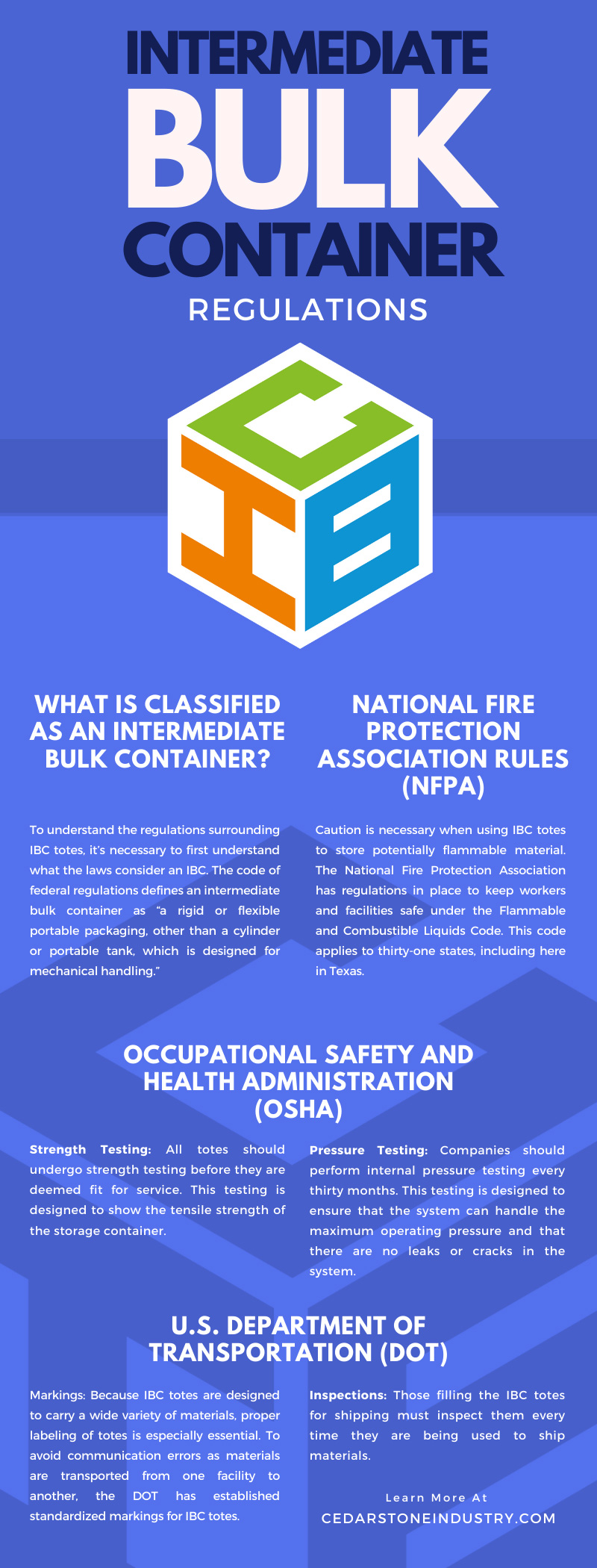 Intermediate Bulk Container Regulations