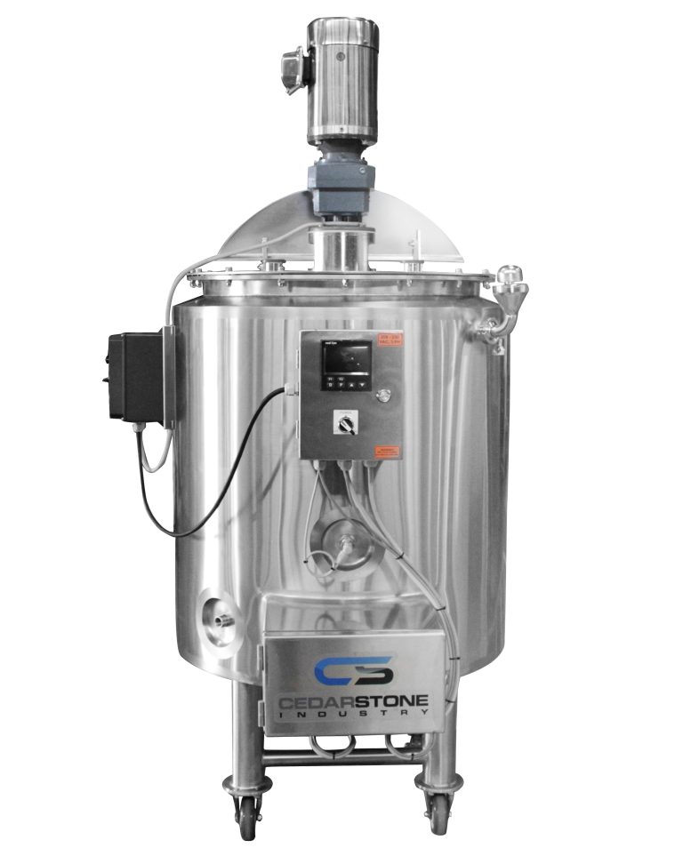 50 Gallon Self Heating Jacketed Mixing Tank | Cedarstone Industry